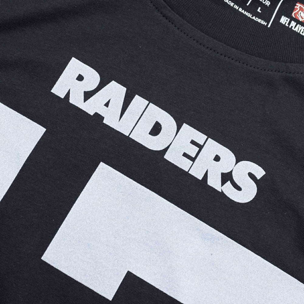 Davante Adams #17 Las Vegas Raiders Player NFL T-Shirt Black Fashion