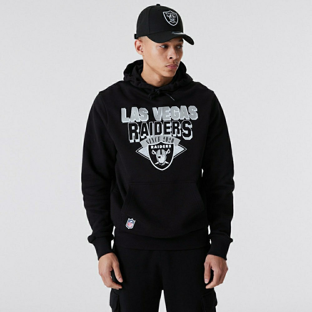 Las Vegas Raiders Established New Era NFL Hoodie Black Taass US