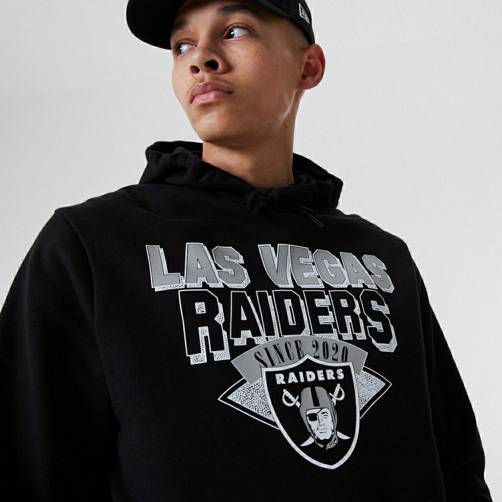 Las Vegas Raiders Established New Era NFL Hoodie Black Taass US