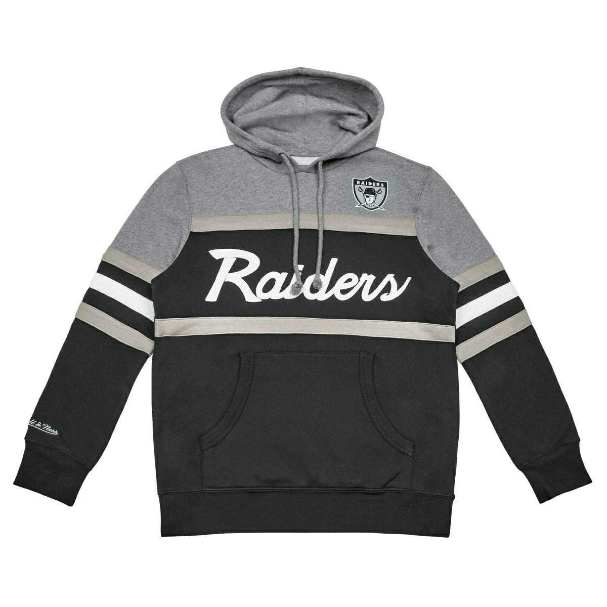 Las Vegas Raiders Head Coach Mitchell & Ness NFL Throwback Football Hoodie Taass sale