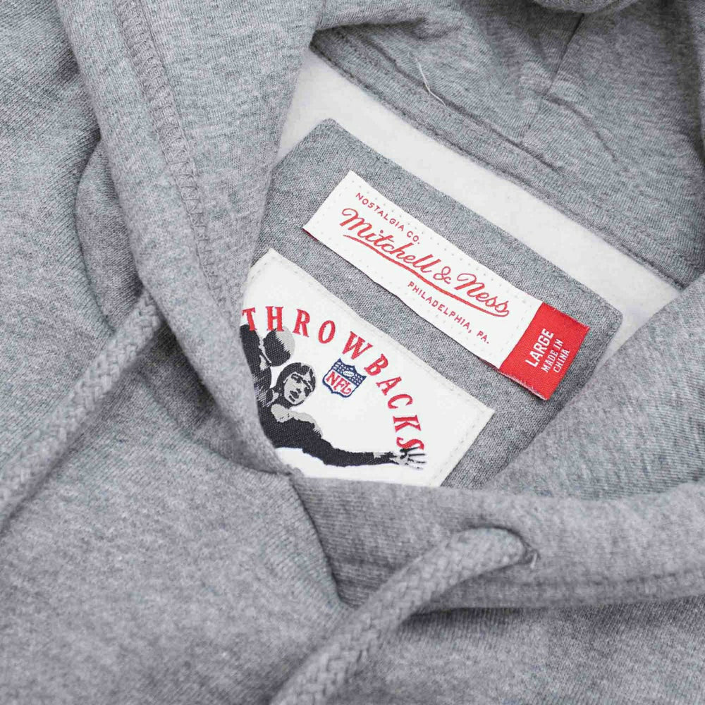 Las Vegas Raiders Head Coach Mitchell & Ness NFL Throwback Football Hoodie Taass sale