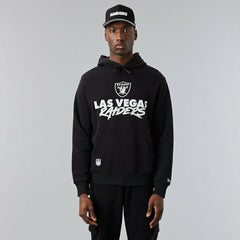 Las Vegas Raiders Script New Era NFL Hoodie Black Taass sale