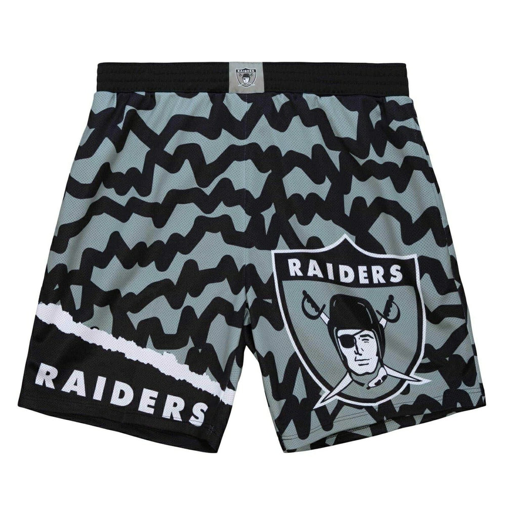 Oakland Raiders Mitchell & Ness Jumbotron 2.0 NFL Shorts Taass for sale
