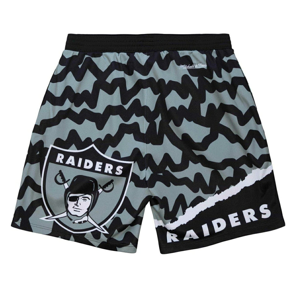 Oakland Raiders Mitchell & Ness Jumbotron 2.0 NFL Shorts Taass for sale