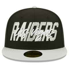 Las Vegas Raiders 2022 NFL Draft On-Stage New Era 59FIFTY Fitted Cap Fashion