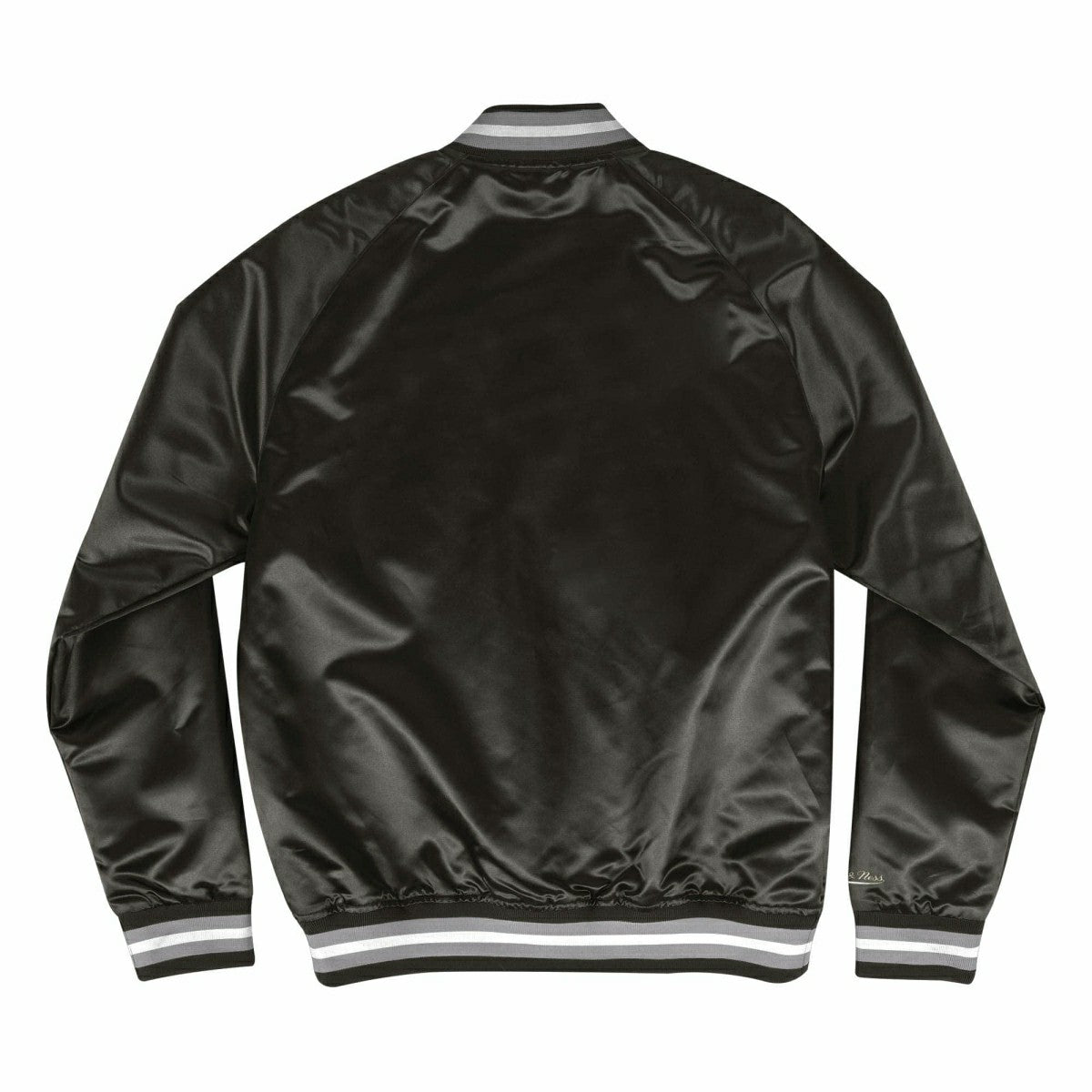 Las Vegas Raiders Mitchell & Ness Lightweight Satin NFL Jacket Black Classic