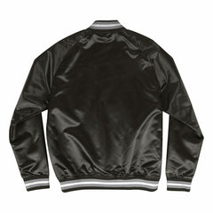 Las Vegas Raiders Mitchell & Ness Lightweight Satin NFL Jacket Black Classic