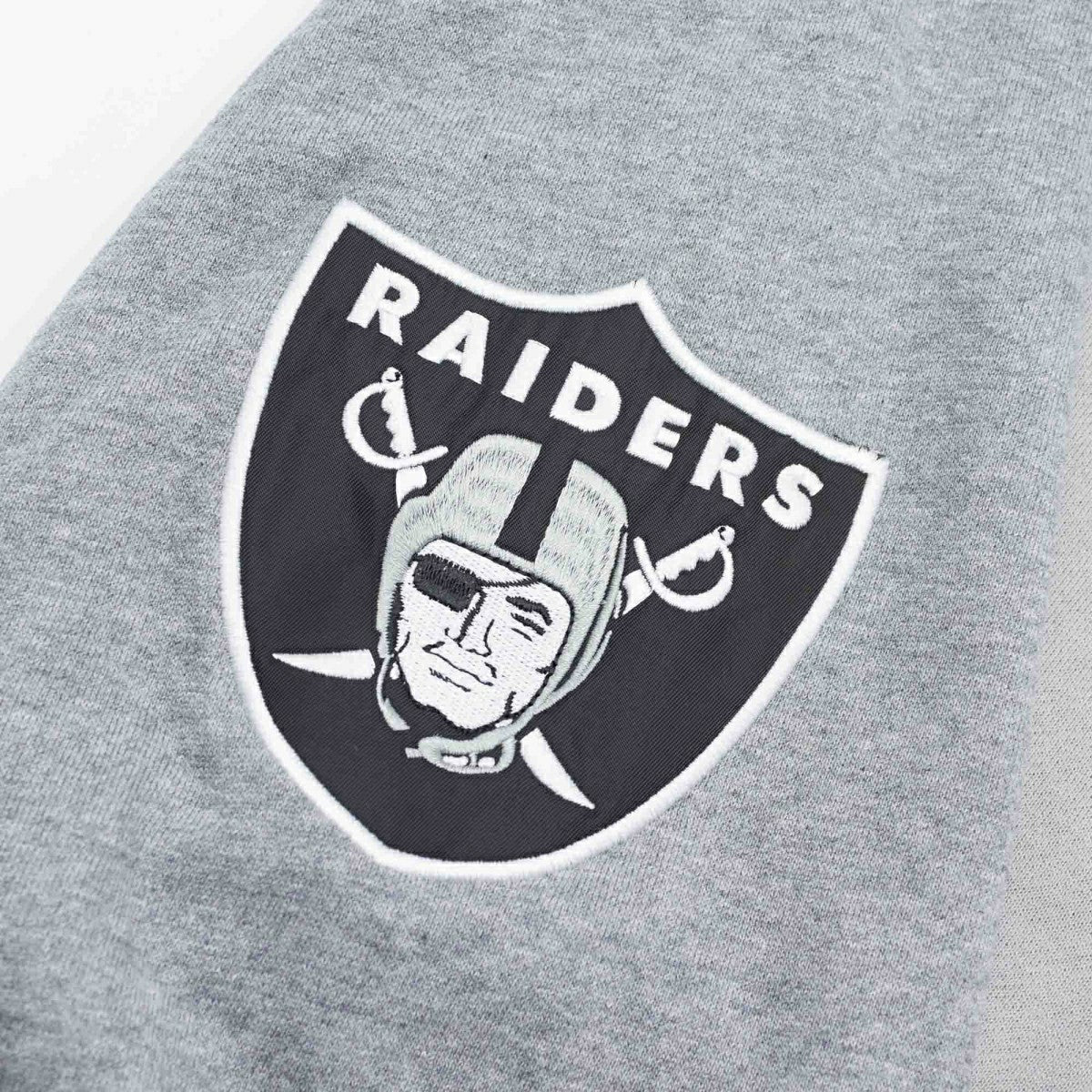 Las Vegas Raiders Mitchell & Ness Color Blocked NFL Fleece Hoodie Fashion