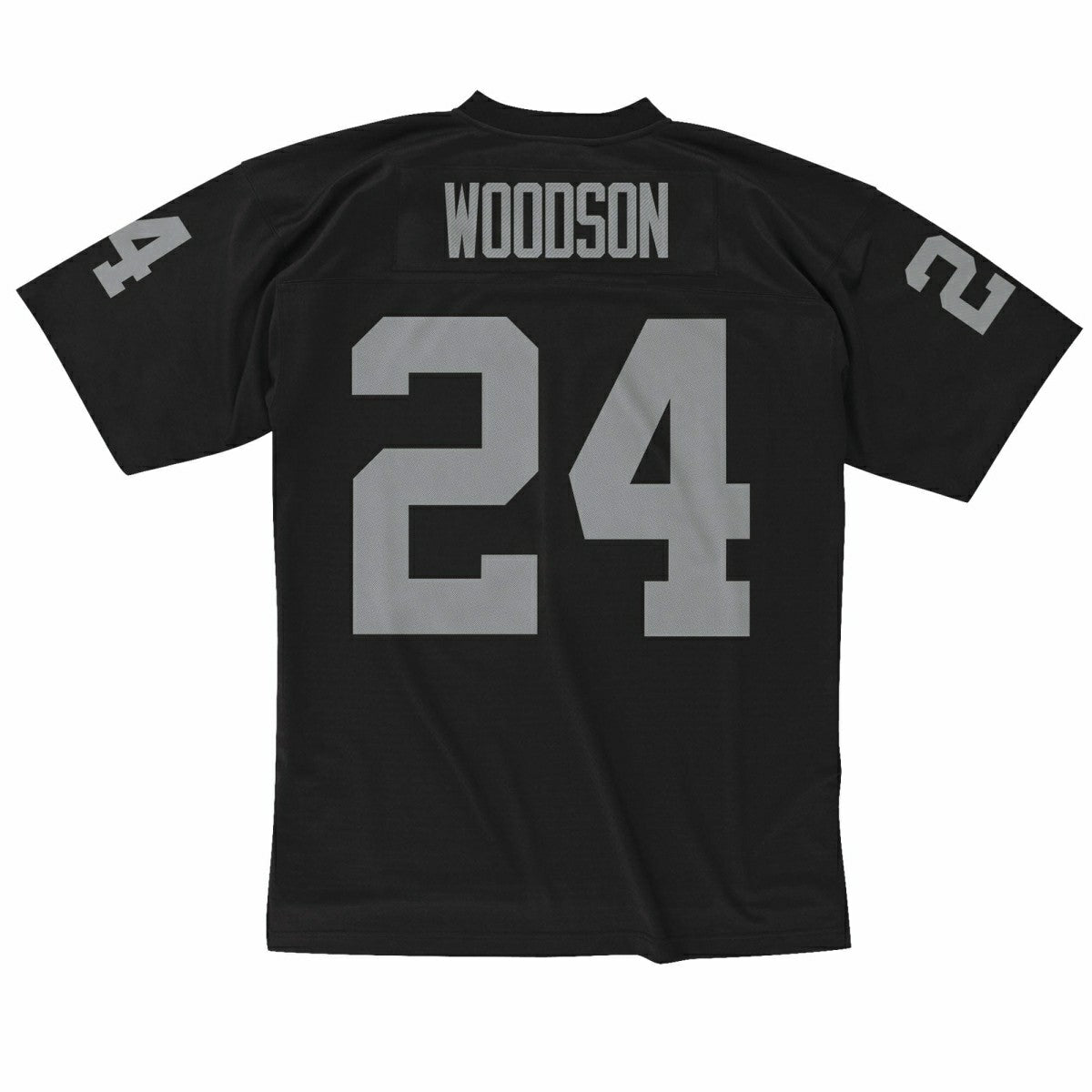 Charles Woodson #24 Oakland Raiders Mitchell & Ness Throwback NFL Jersey Black Taass US