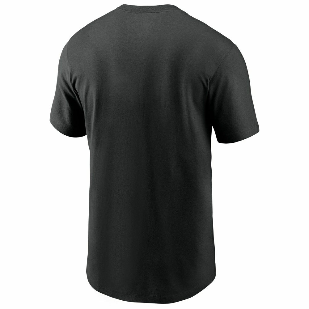 Las Vegas Raiders Nike Essential Logo NFL T-Shirt Black Lifestyle