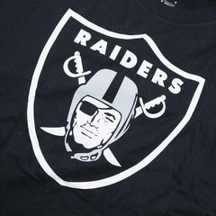 Las Vegas Raiders Nike Essential Logo NFL T-Shirt Black Lifestyle