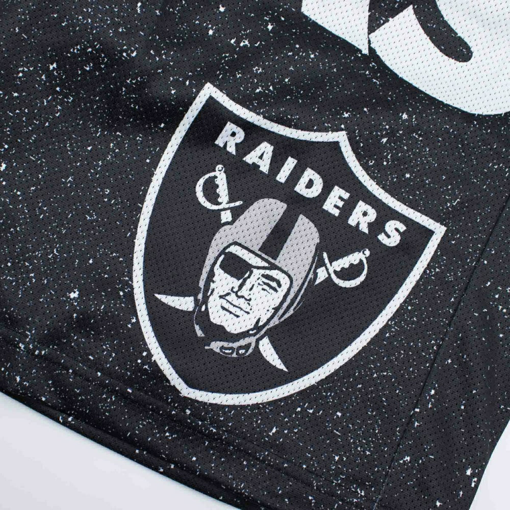 Oakland Raiders Jumbotron Throwback Mitchell & Ness NFL Shorts Black Taass sale