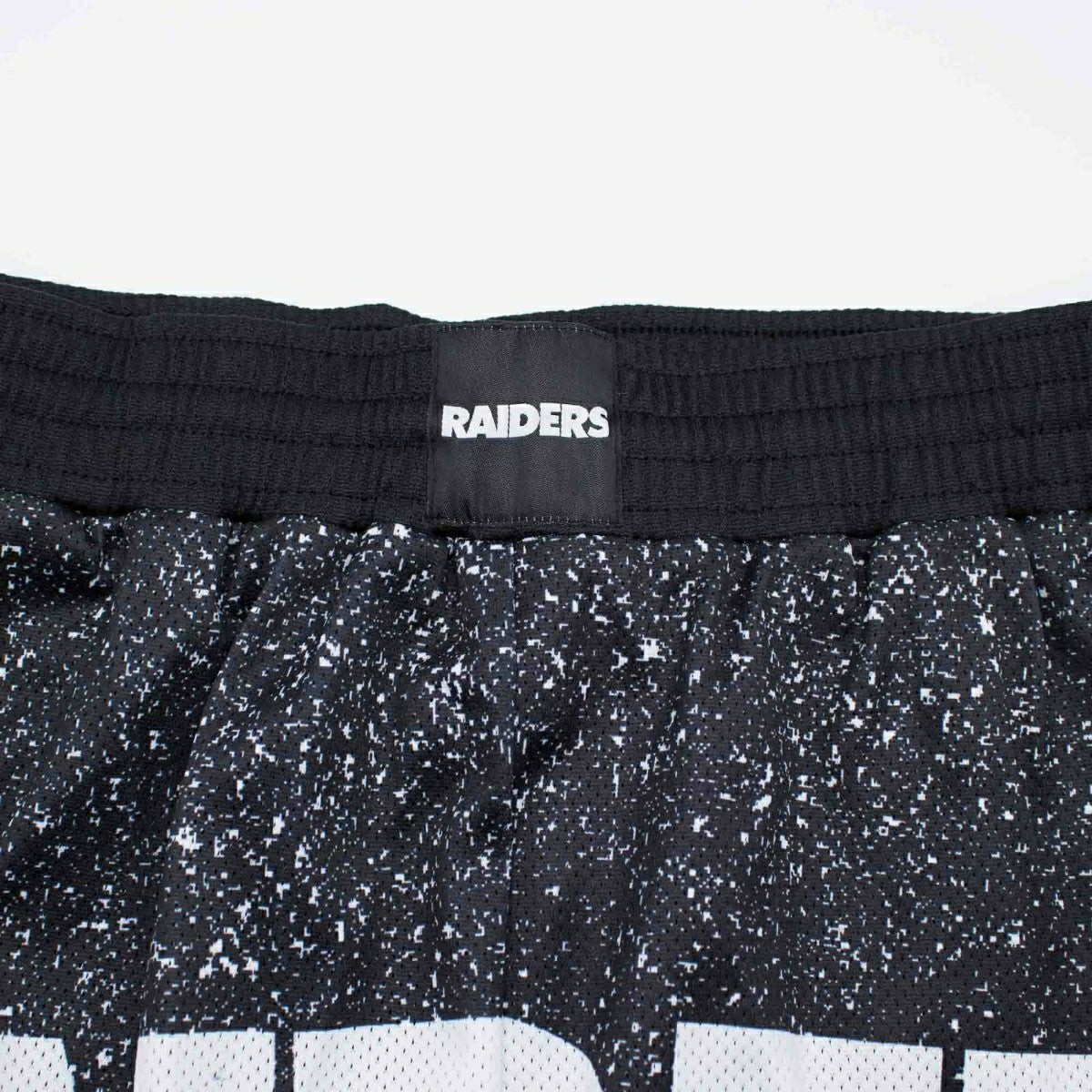 Oakland Raiders Jumbotron Throwback Mitchell & Ness NFL Shorts Black Taass sale