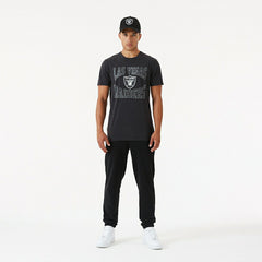 Las Vegas Raiders Team Arch New Era NFL T-Shirt Charcoal Classic