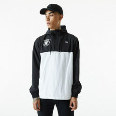 Las Vegas Raiders New Era 2021 Color Block NFL Windbreaker Jacket Fashion
