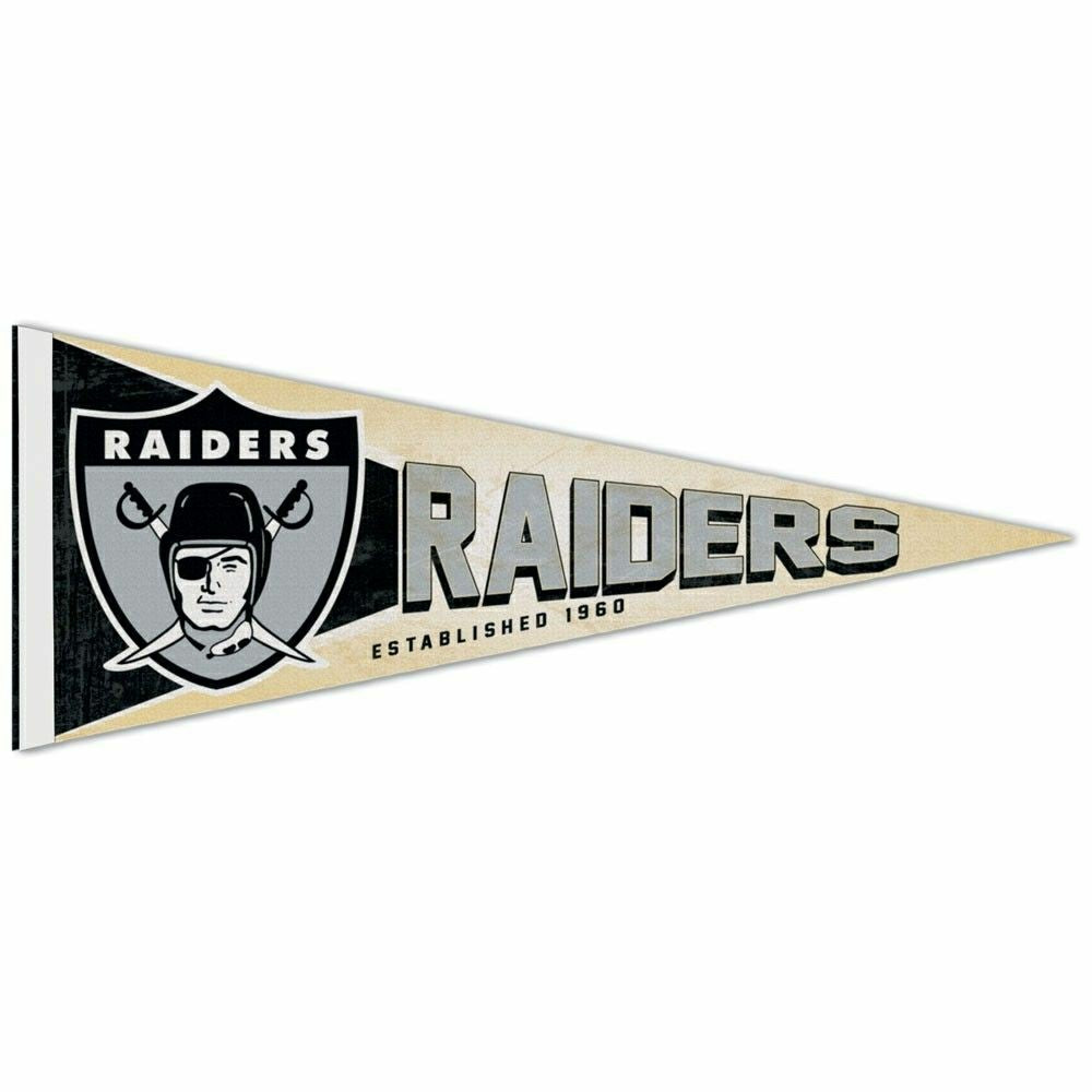 Oakland Raiders Premium Throwback NFL Pennant Taass US
