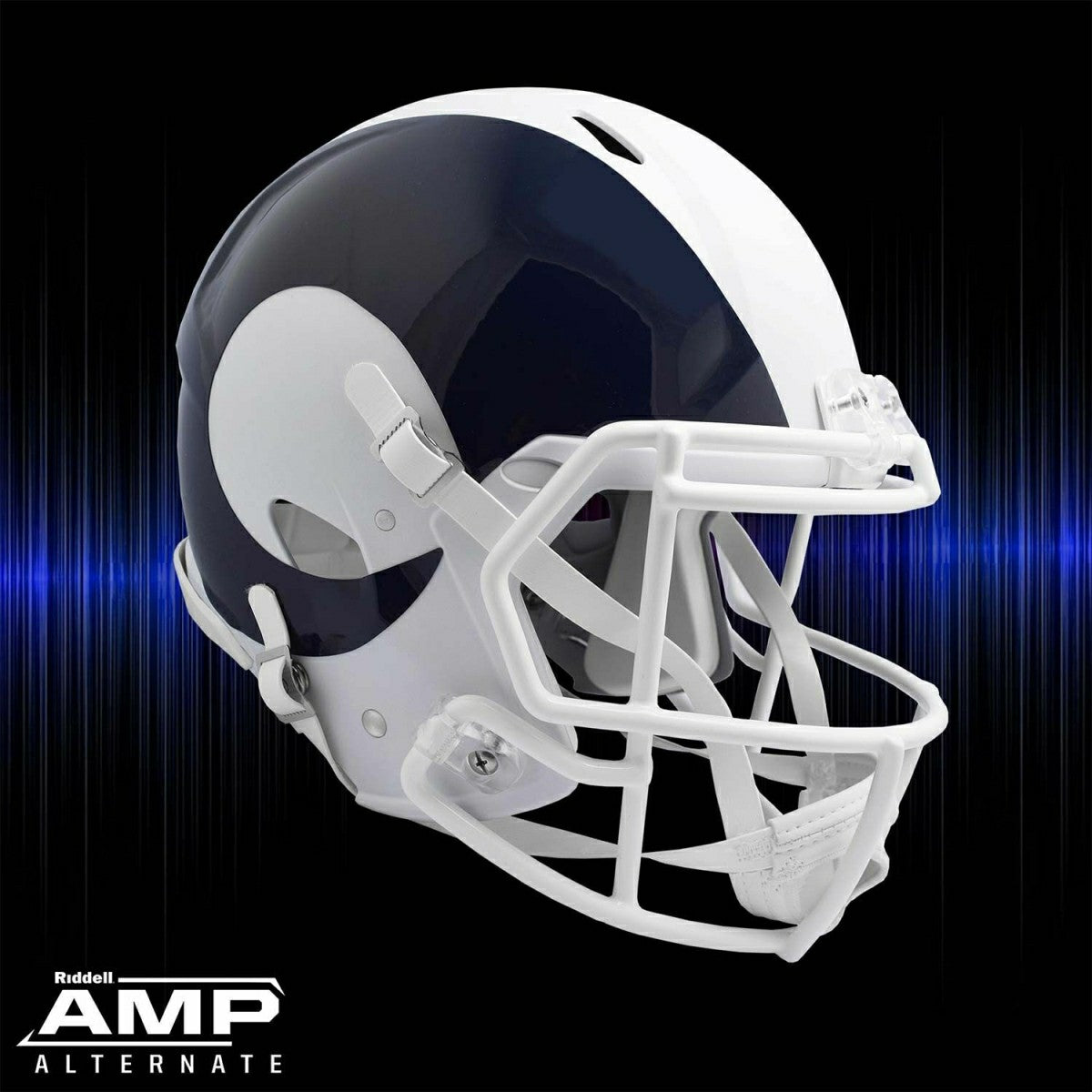 Los Angeles Rams AMP Alternate NFL Speed Mini Helmet Taass for sale