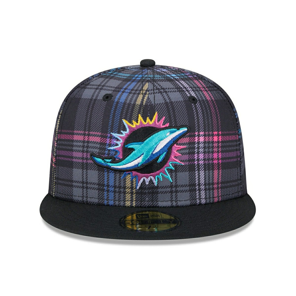 Miami Dolphins 2024 NFL Crucial Catch New Era 59FIFTY Fitted Cap Taass sale