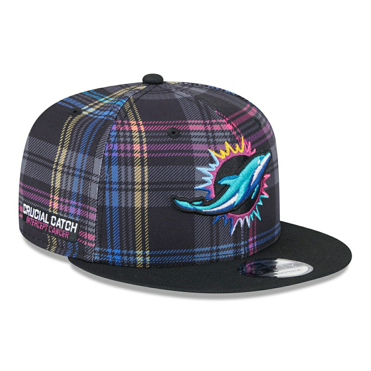 Miami Dolphins 2024 NFL Crucial Catch New Era 9FIFTY Snapback Cap Taass for sale