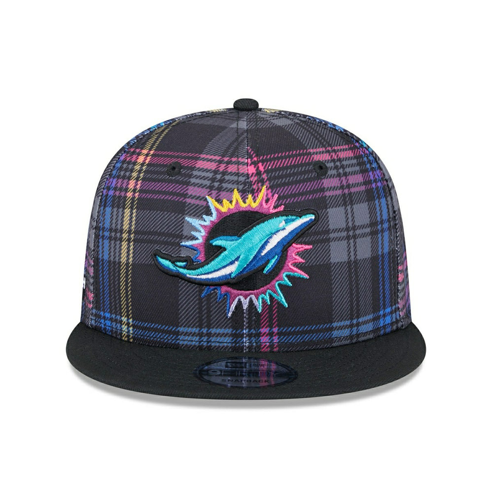 Miami Dolphins 2024 NFL Crucial Catch New Era 9FIFTY Snapback Cap Taass for sale
