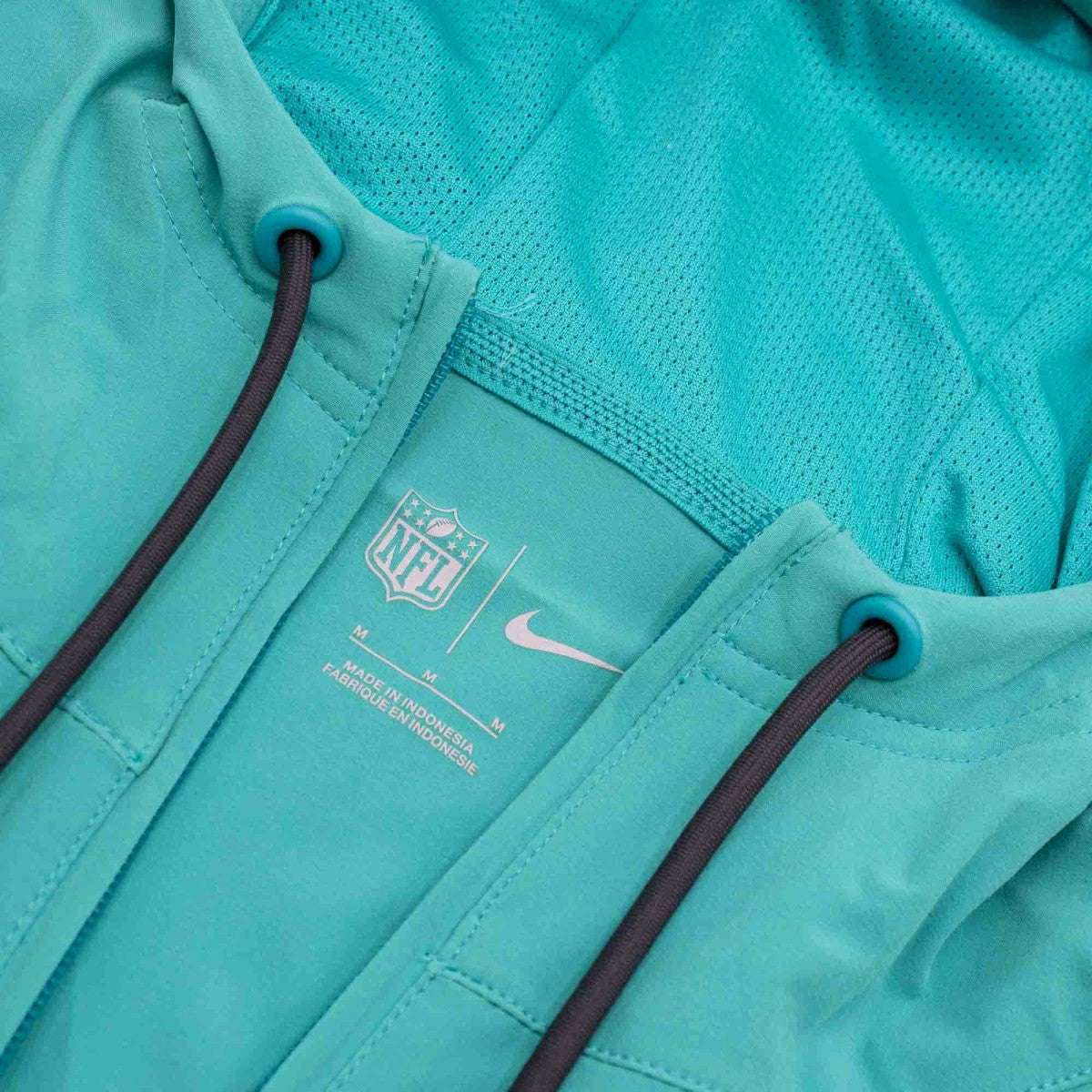 Miami Dolphins 2024 NFL Sideline Pre-Game Nike Lightweight Player Jacket Aqua Classic