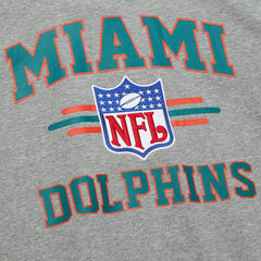 Miami Dolphins Mitchell & Ness All Over Crew 4.0 NFL Pullover Gray Taass for sale