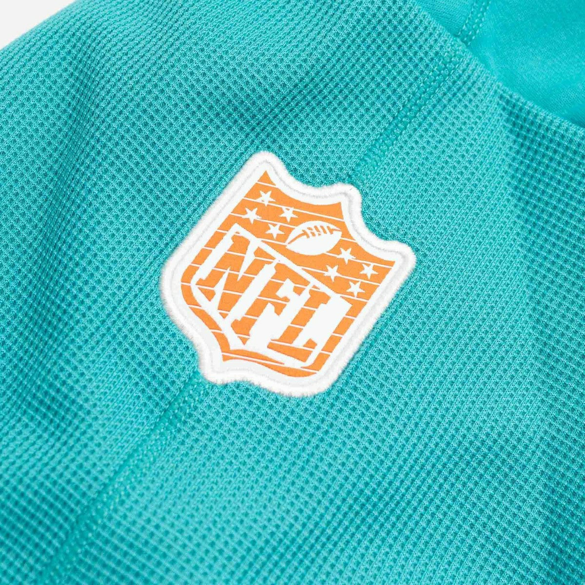 Miami Dolphins 2024 NFL On-Field Sideline Nike Jersey Hoodie Aqua Classic