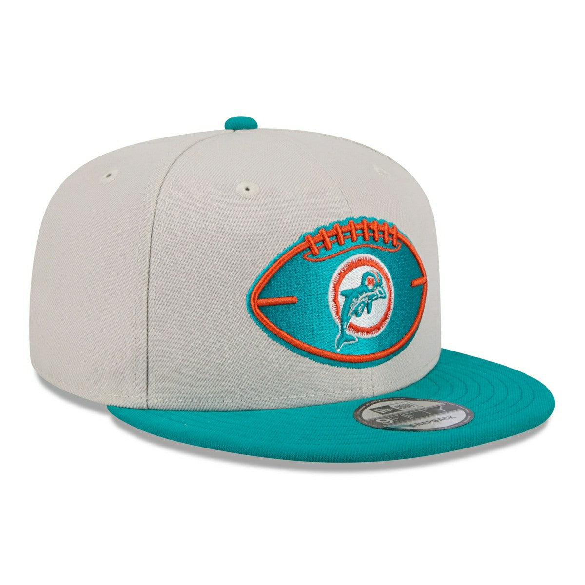 Miami Dolphins Historic 2024 NFL Sideline New Era 9FIFTY Snapback Cap Taass for sale