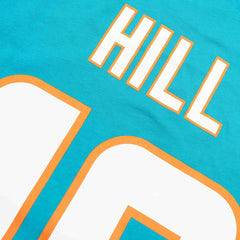 Tyreek Hill #10 Miami Dolphins Player NFL T-Shirt Aqua Taass US