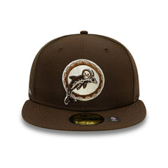 Miami Dolphins Walnut Super Bowl VII New Era 59FIFTY Fitted NFL Cap Classic