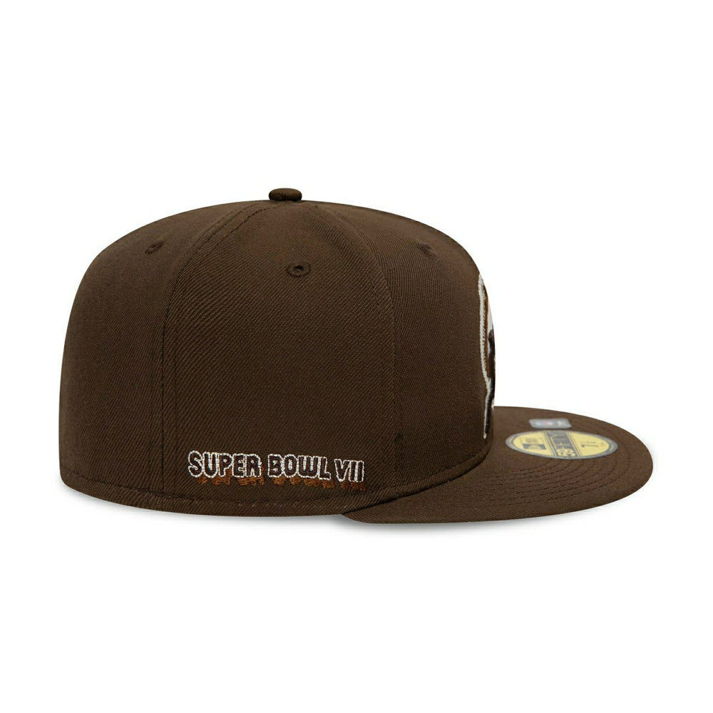 Miami Dolphins Walnut Super Bowl VII New Era 59FIFTY Fitted NFL Cap Classic