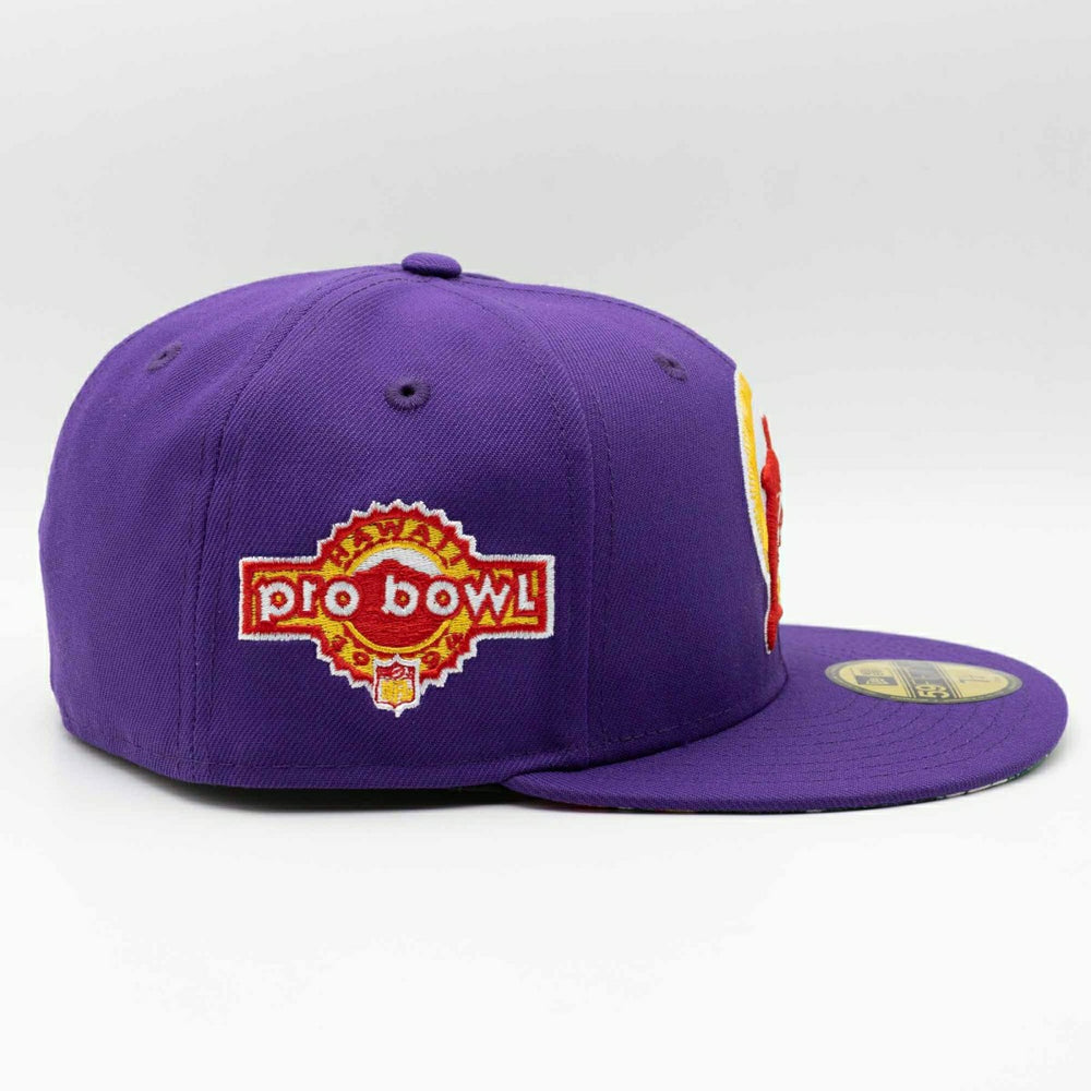Miami Dolphins 1994 Pro Bowl New Era 59FIFTY Fitted NFL Cap Purple Fashion