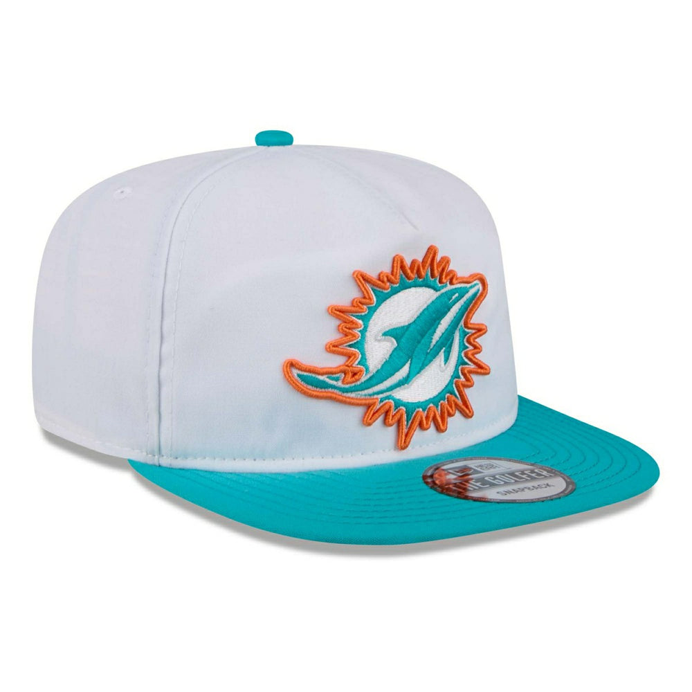 Miami Dolphins 2024 NFL Training Camp New Era Golfer Snapback Cap White Taass sale