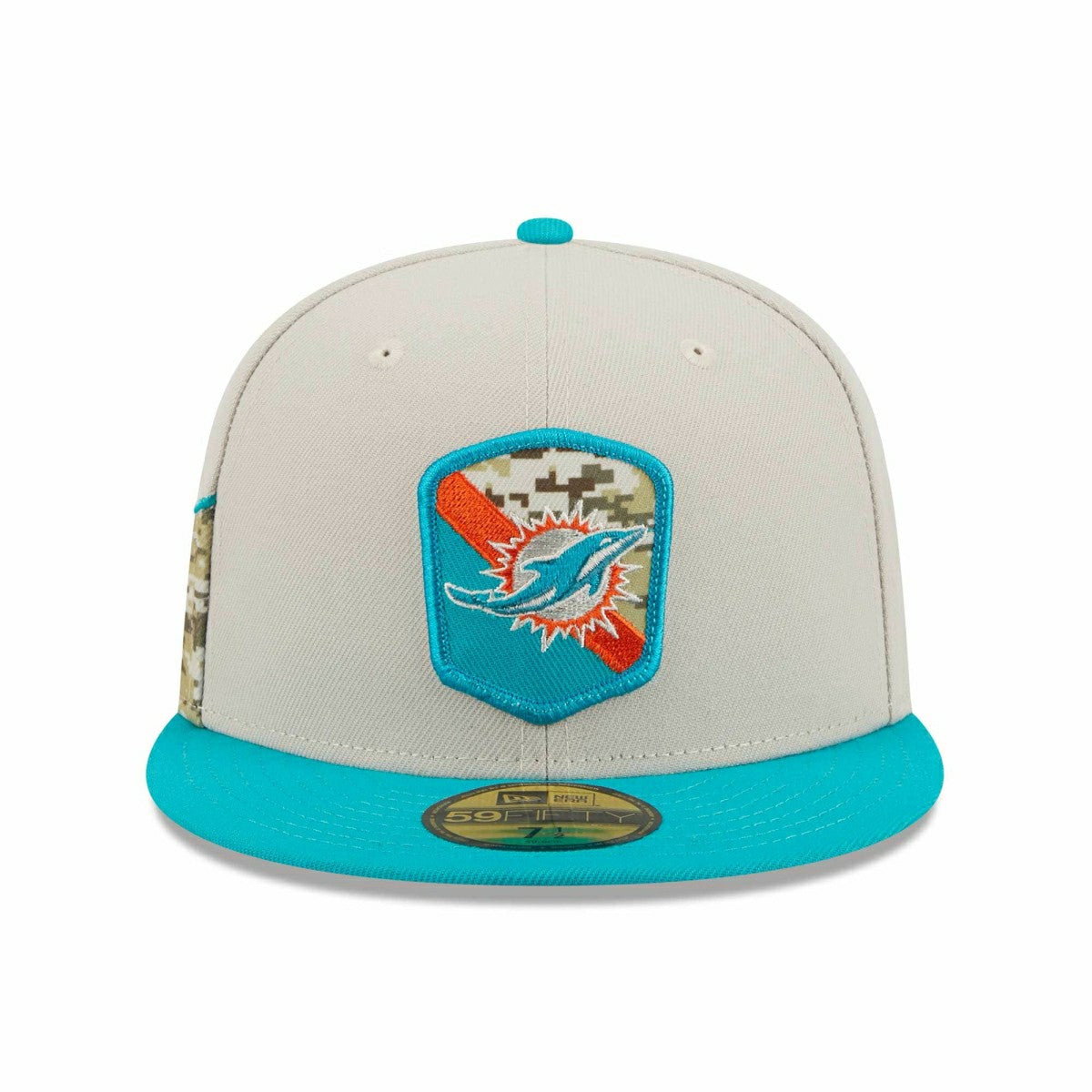 Miami Dolphins 2023 NFL Salute to Service New Era 59FIFTY Fitted Cap Lifestyle