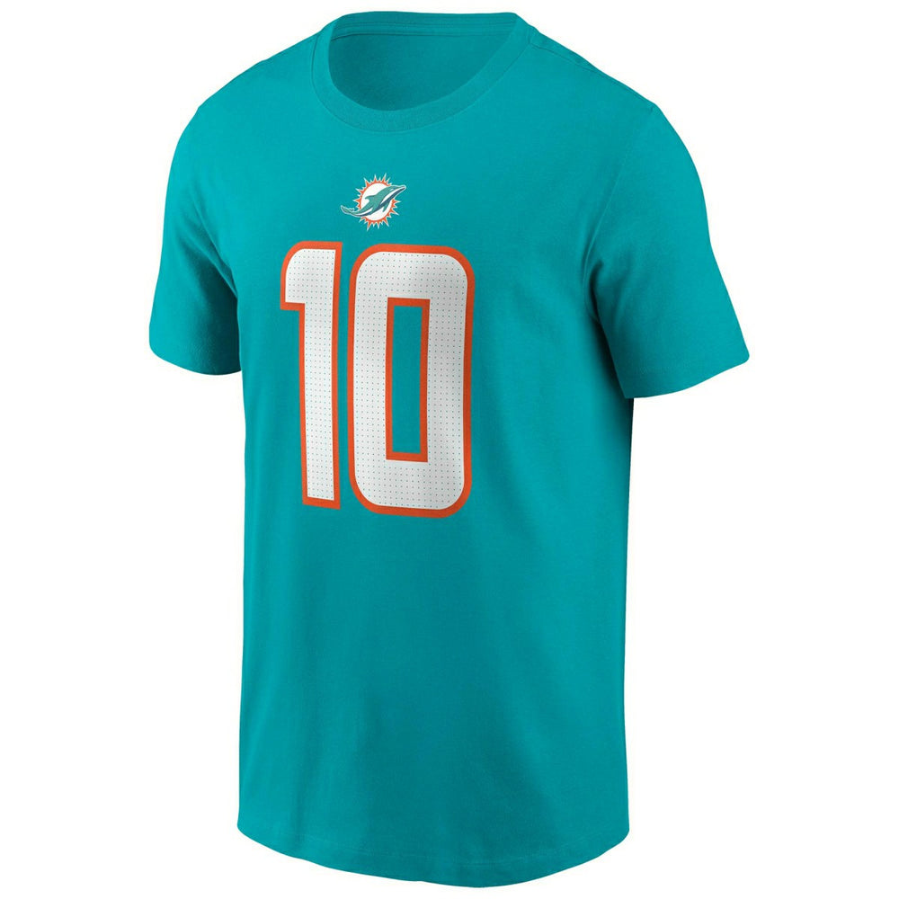 Tyreek Hill #10 Miami Dolphins Nike Player NFL T-Shirt Aqua Fashion