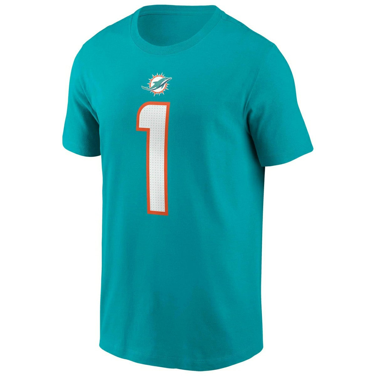 Tua Tagovailoa #1 Miami Dolphins Nike Player NFL T-Shirt Aqua Lifestyle