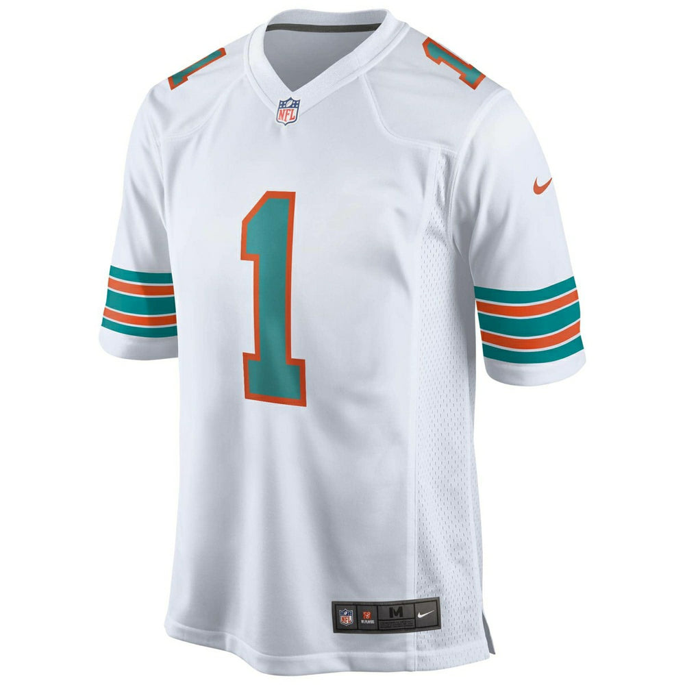 Tua Tagovailoa #1 Miami Dolphins Classic Nike Game NFL Jersey White Taass for sale