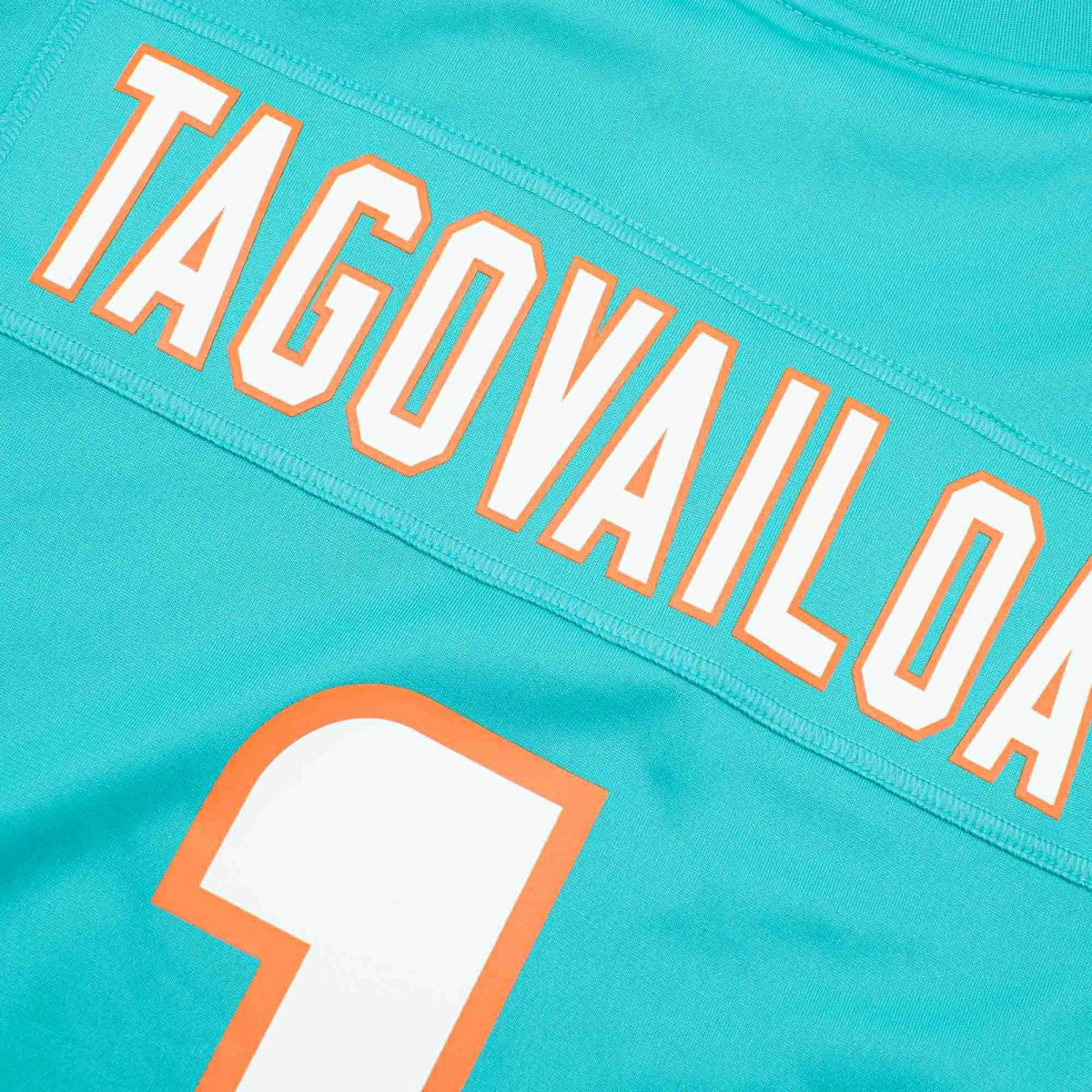 Tua Tagovailoa #1 Miami Dolphins Nike Game NFL Football Jersey Aqua Taass US