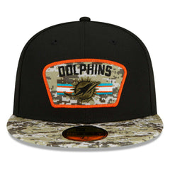 Miami Dolphins 2021 NFL On-Field Salute to Service New Era 59FIFTY Fitted Cap Taass sale
