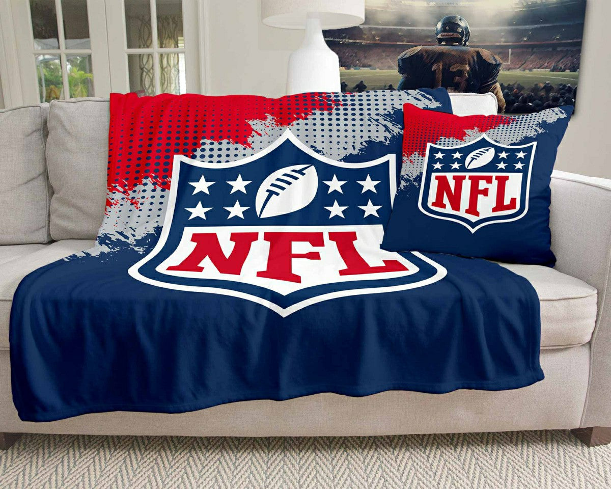 New England Patriots Corner Fleece NFL Blanket Taass sale
