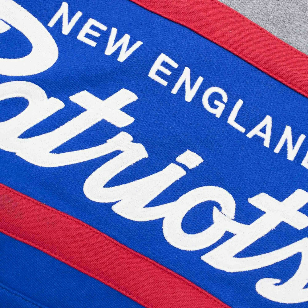 New England Patriots Head Coach Mitchell & Ness NFL Throwback Football Hoodie Taass for sale