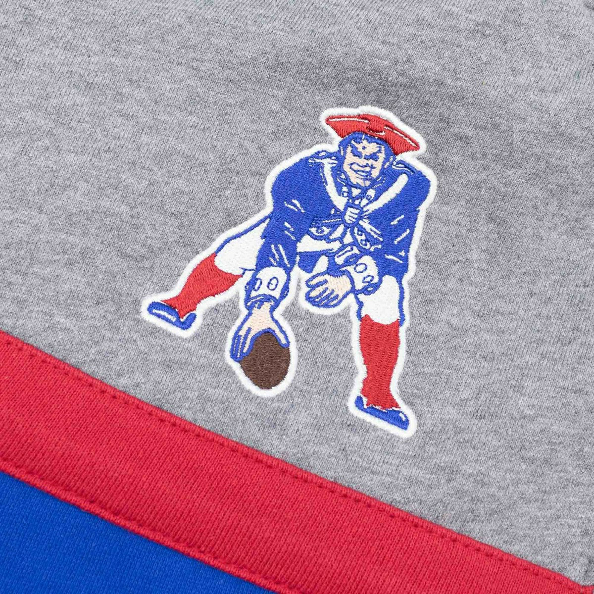 New England Patriots Head Coach Mitchell & Ness NFL Throwback Football Hoodie Taass for sale