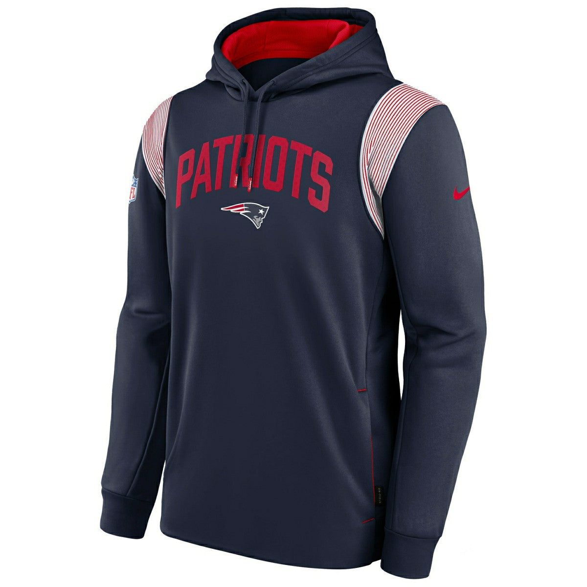 New England Patriots 2022 NFL On-Field Sideline Nike Therma-FIT Hoodie Navy Fashion