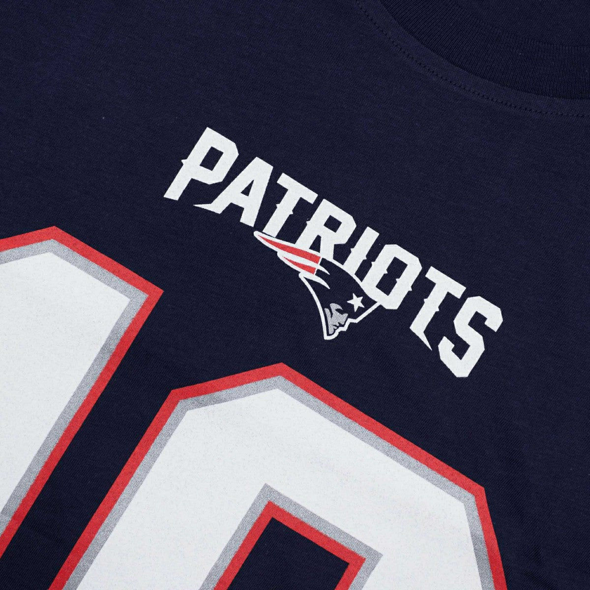 Mac Jones #10 New England Patriots Iconic Player NFL T-Shirt Navy Taass sale