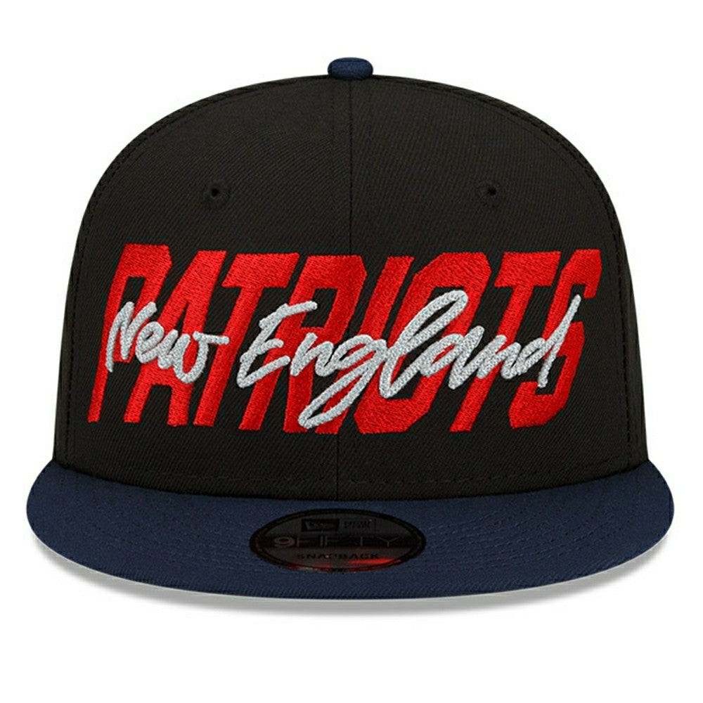 New England Patriots Official 2022 NFL Draft New Era 9FIFTY Snapback Cap Taass for sale
