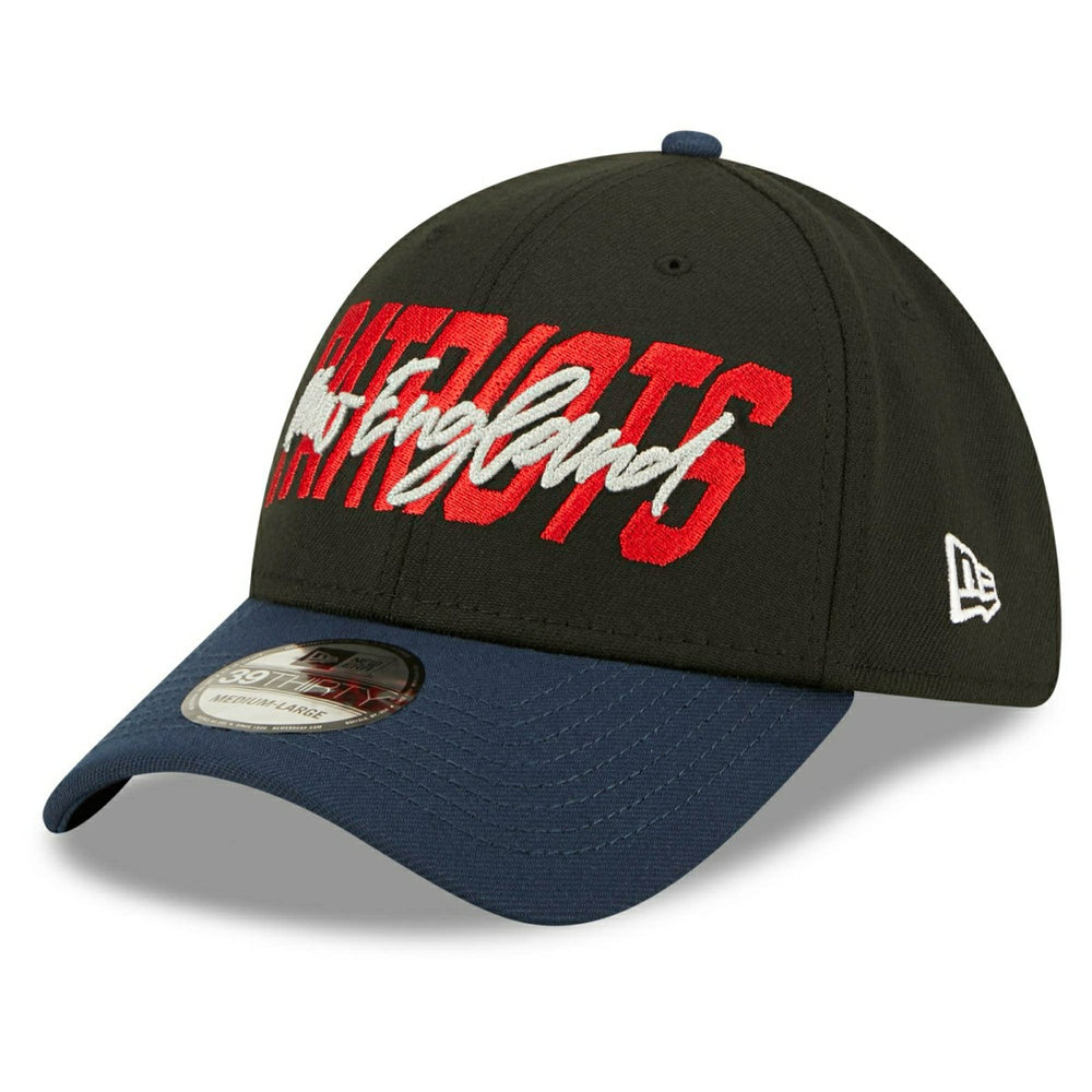 New England Patriots Official 2022 NFL Draft New Era 39THIRTY Flex Cap Taass US