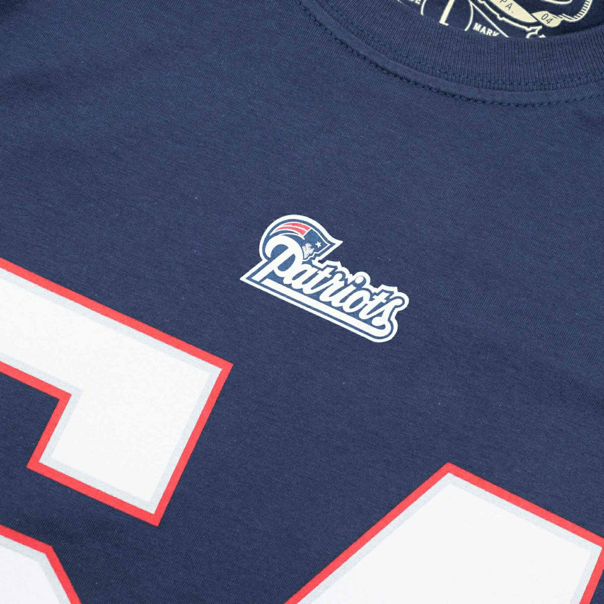Tedy Bruschi #54 New England Patriots Mitchell & Ness NFL T-Shirt Navy Lifestyle