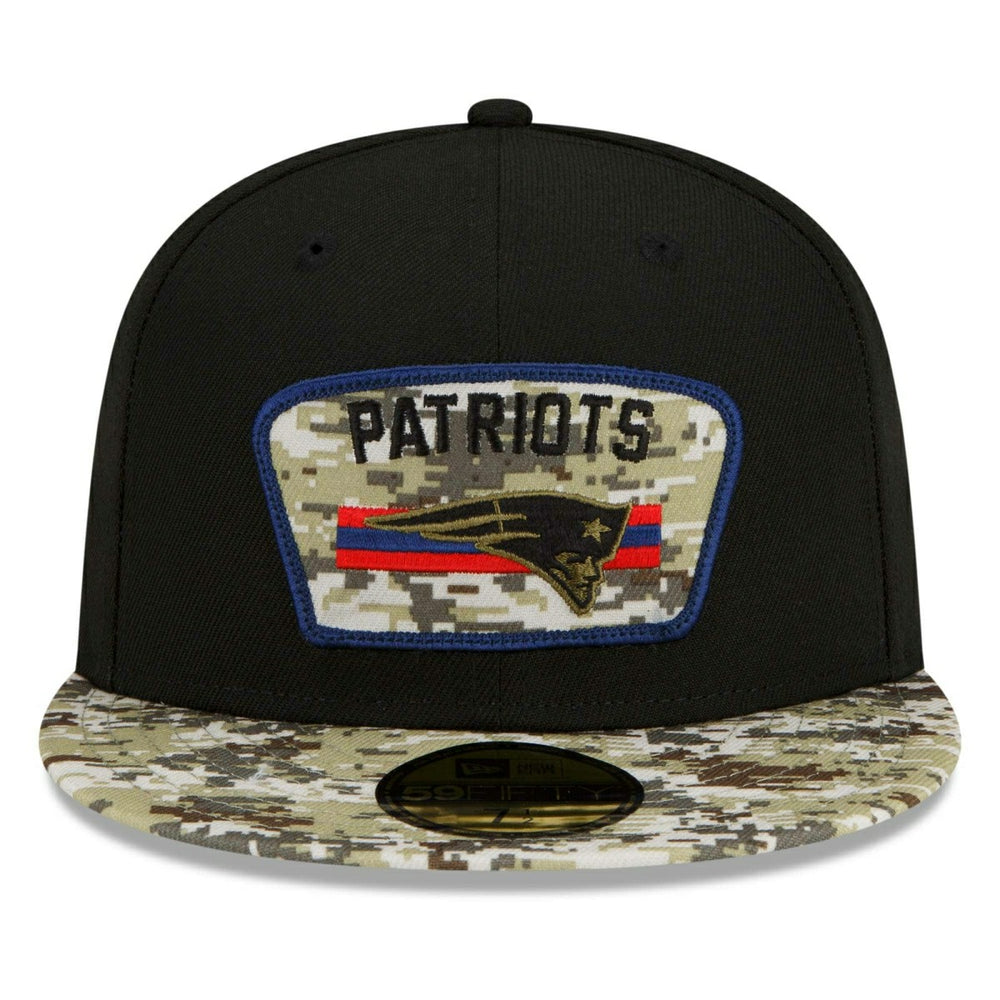 New England Patriots 2021 NFL On-Field Salute to Service New Era 59FIFTY Fitted Cap Fashion