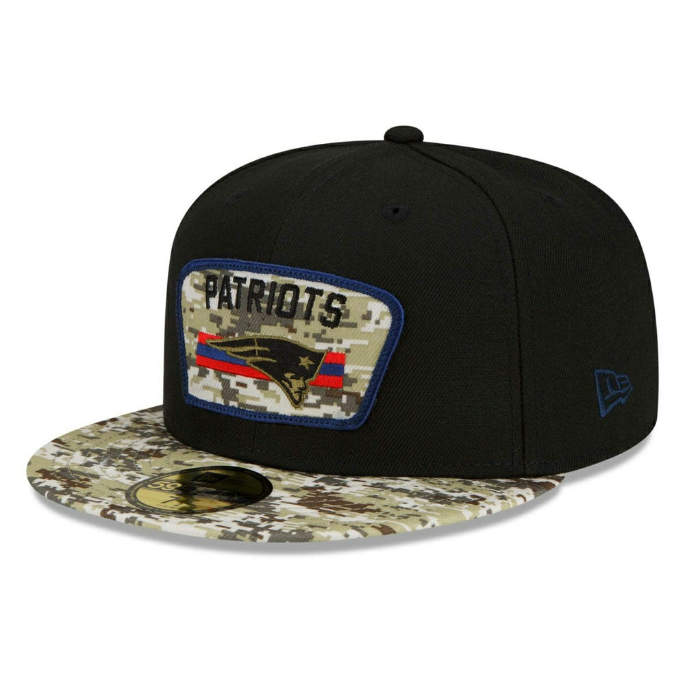 New England Patriots 2021 NFL On-Field Salute to Service New Era 59FIFTY Fitted Cap Fashion