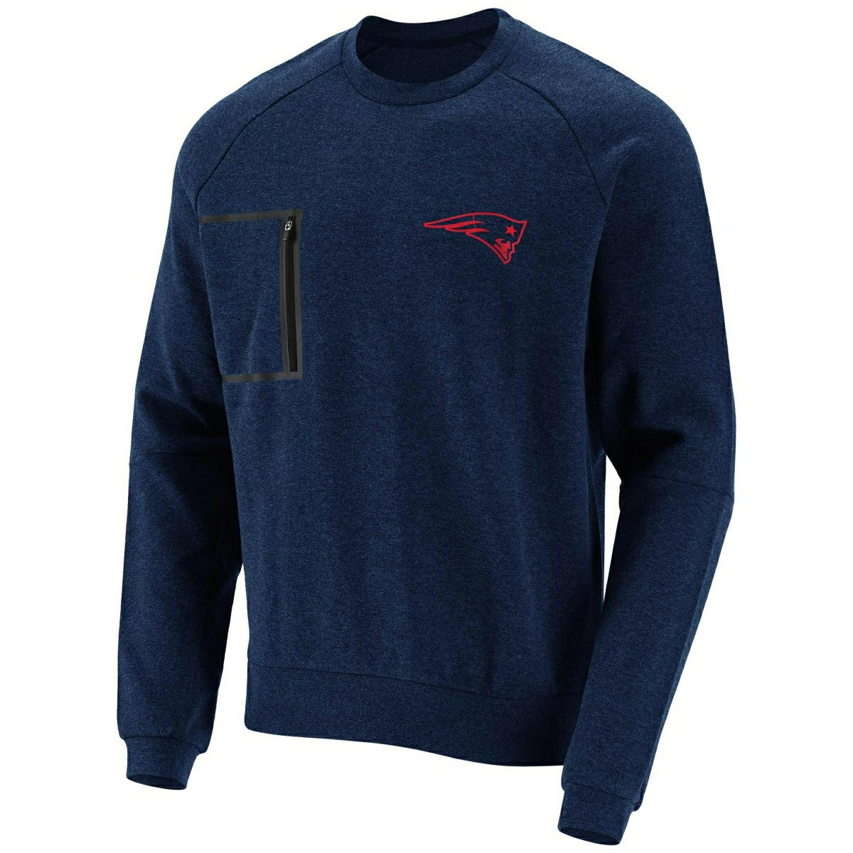 New England Patriots Mono Doorbusters Premium NFL Crewneck Pullover Navy Lifestyle